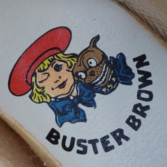 Buster Brown Vintage High Top Pure Leather Shoe (Leather Throughout) - Picture 4 of 17